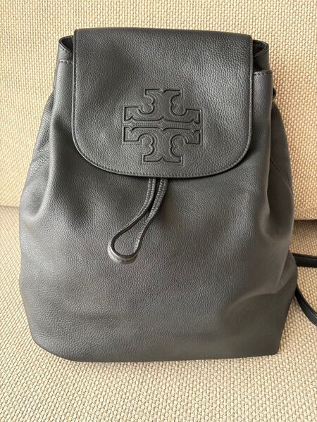 TORYBURCH トリーバーチ レザー リュック バッグ ブラック 美品