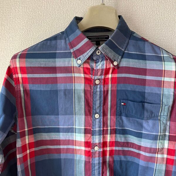 Tommy Hilfiger 長袖シャツ チェック柄 メンズSサイズ