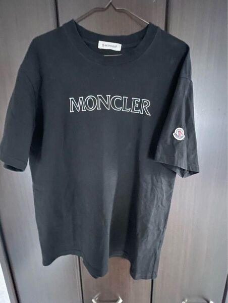 MONCLER Tシャツ S ブラック 半袖Tシャツ