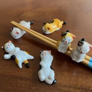 猫の箸置き 6個セット