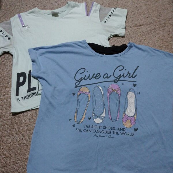 150cm 半袖Tシャツ二枚セット