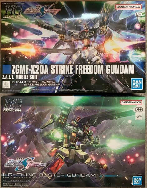 HG ストライクフリーダムガンダム HG ライトニングバスターガンダム 2点セット バンダイ ガンプラ 新品 未組立 未開封品