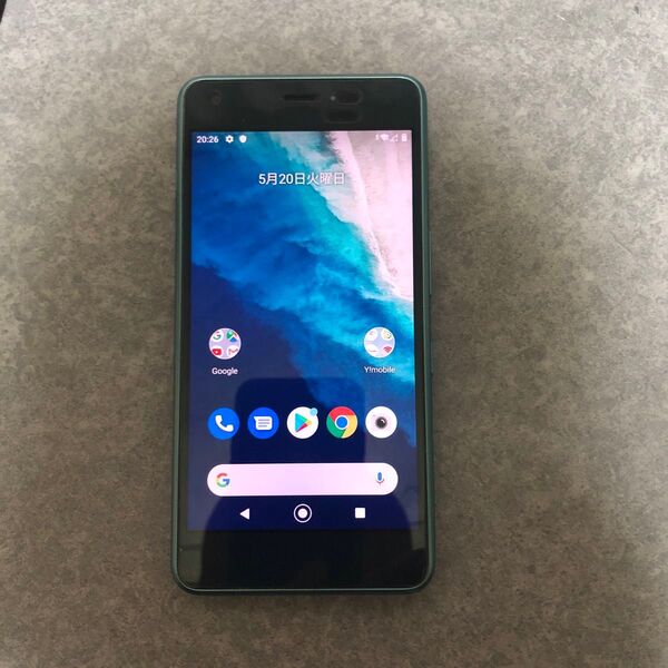 Y!mobile Android スマートフォン グリーン系 S4-KC