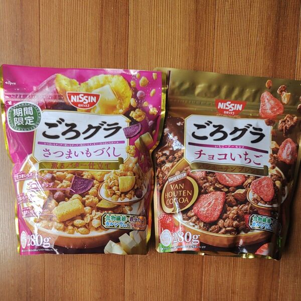 日清シスコ ごろグラ さつまいも チョコいちご 期間限定