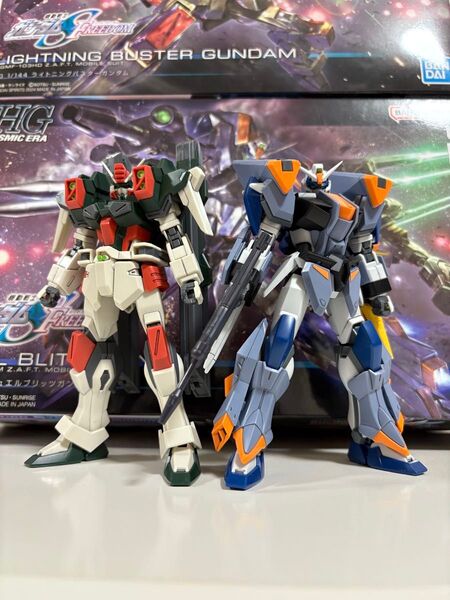 HG デュエルブリッツ ライトニングバスター 素組完成品