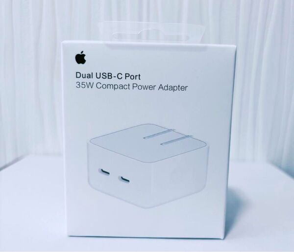 Apple正規品 35WデュアルUSB-C電源アダプタ