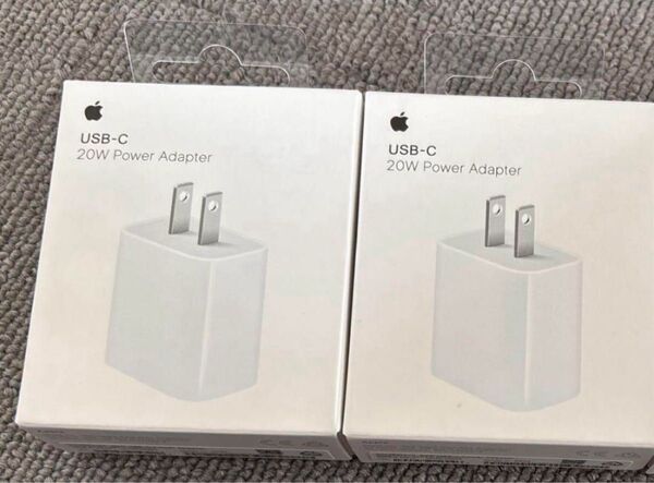 Apple純正 20W USB-C電源アダプタ2個セット