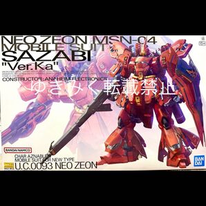 MG 1/100 MSN-04 サザビー Ver.ka ガンプラ 逆襲のシャア Ver Ka サザビーVer シャア