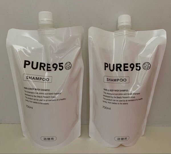 ニューパッケージ PURE95 ピュア95 シャンプー 詰替700×2