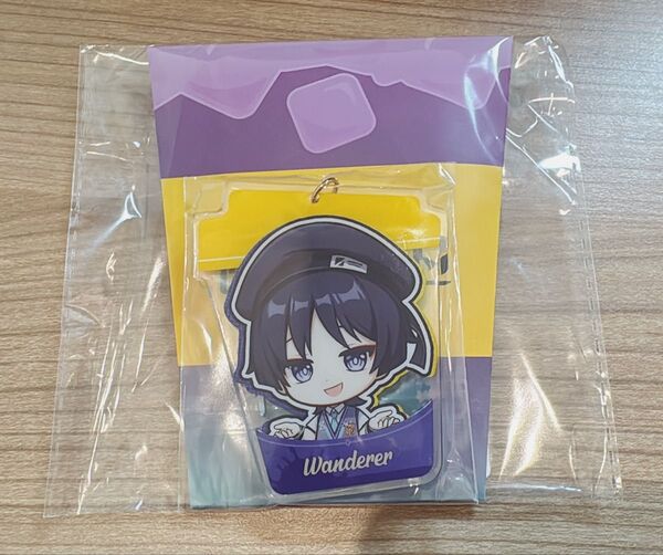 原神 韓国 メガコーヒーコラボ アクリルキーホルダー 放浪者