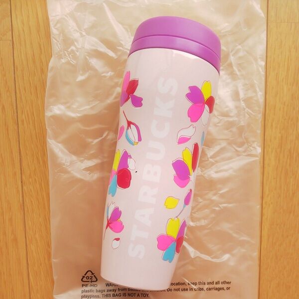 スターバックス カーヴド ステンレスボトル 桜 さくら カラフルペタル スタバ 2025 福袋 355ml