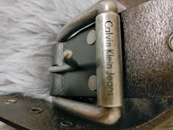 Calvin Klein|カルバン・クラインベルト 黒 ブラック 本革