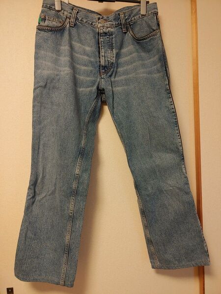 ベネトン BENETTONデニム ジーンズ デニムパンツ ボタンフライ 古着 W34