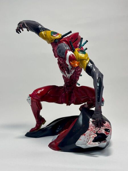 ARTPLA SCULPTURE WORKS エヴァンゲリオン2号機獣化第2形態ザ・ビースト “ジオフロント血戦” 全塗装完成品