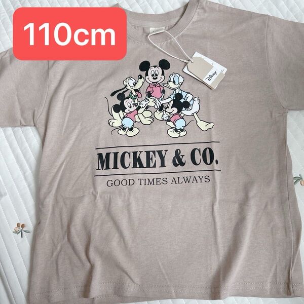 しまむら Littc リトシー Disney ミッキー 半袖Tシャツ 110cm