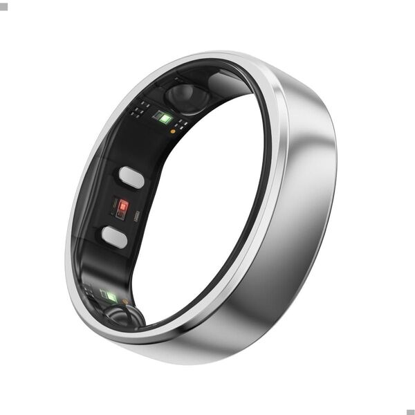 【ほぼ未使用品】RINGCONN Gen2(第2世代)Future Silverスマートリング #11サイズ(24号相当)