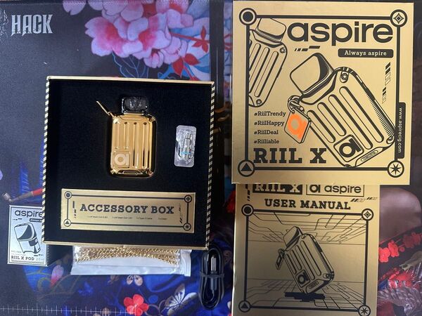 aspire RIIL x アスパイア リール エックス ゴールド VAPE