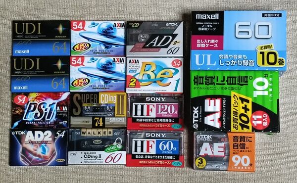 TDK maxell AXIA SONY カセットテープ 合計38本セット