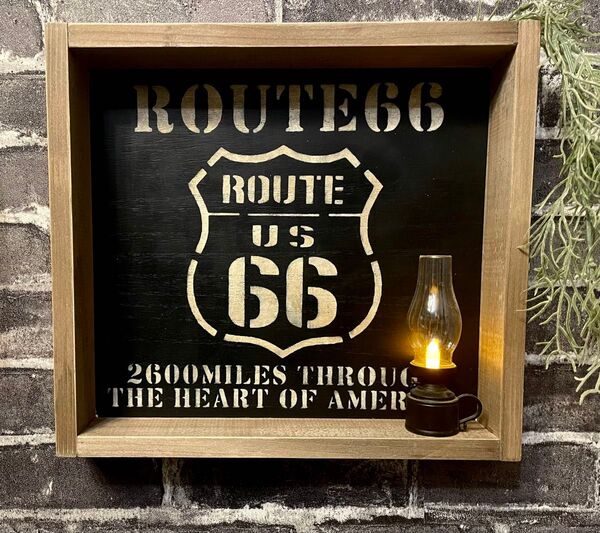 オーダー制作 ルート66 ROUTE66 ヴィンテージ風 木工雑貨 インテリア雑貨 ガーデン雑貨 屋外対応