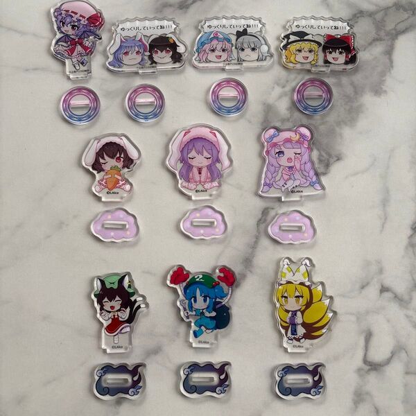 東方ダイソーコラボ アクリルスタンド 10点セット