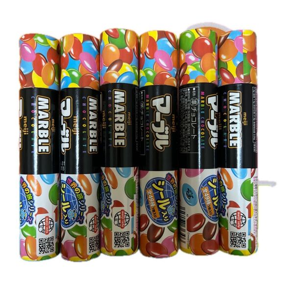 マーブルチョコ 空箱6個