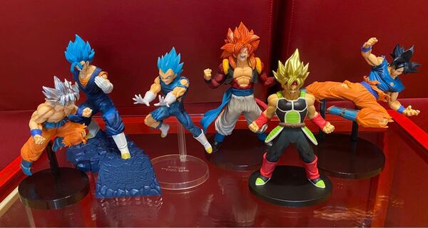 ドラゴンボール 一番くじ プライズ まとめ売り サイヤ人セット 孫悟空 ベジータ ベジット ゴジータ