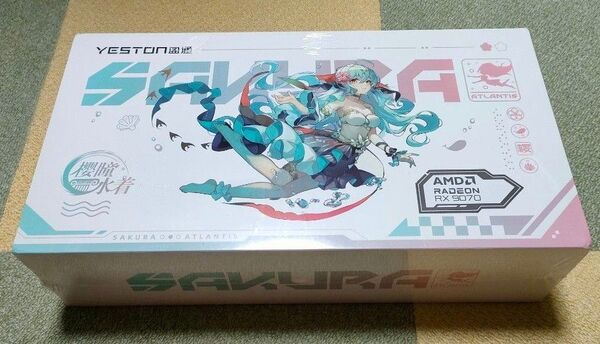 新品 / 動作確認済み Yeston Radeon RX9070 16GB ATLANTIS OC