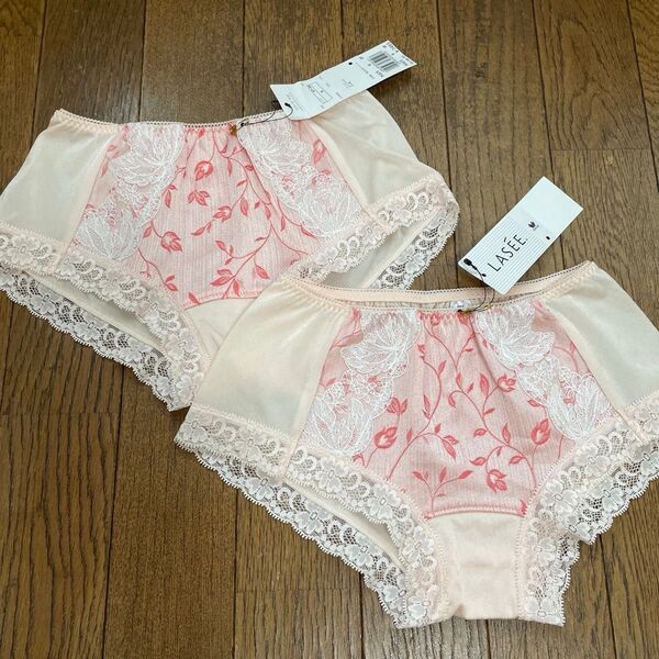 未使用タグ付き★ワコール Wacoal ラゼ LASEE★ショーツ 2枚セット