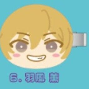おまんじゅう前髪クリップ 羽風薫 あんスタ あんさんぶるスターズ 缶バッジ バッヂ