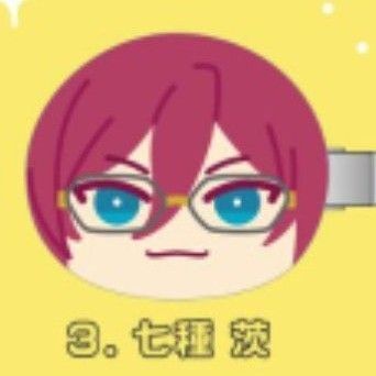 七種茨 おまんじゅう前髪クリップ あんスタ あんさんぶるスターズ バッヂ 缶バッジ