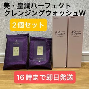 美・皇潤パーフェクトクレンジングウォッシュW 洗顔 クレンジング メイク落とし
