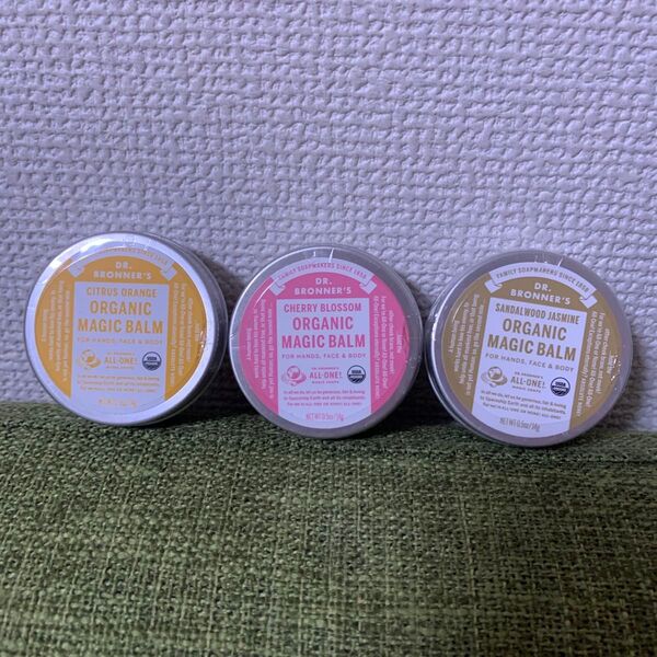 【DR.BRONNER'S】オーガニックバーム 3種類セット