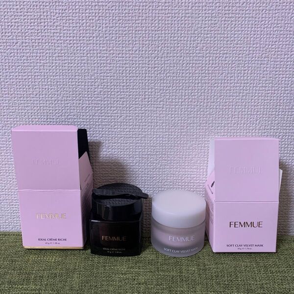 【FEMMUE】アイディアル クリームリッチ&ソフトクレイ ベルベットマスク