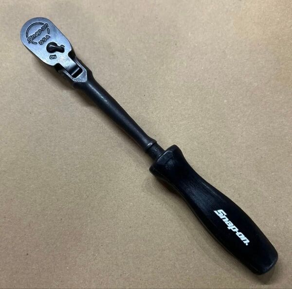 スナップオン Snap-on GTHLFD72 1/4 72ギアロングフレックスラチェット ブラックグリップ 黒仕上げ