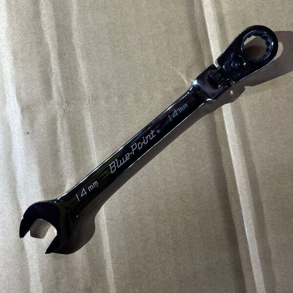 ブルーポイント Blue-Point BOERMF14A フレックスラチェットコンビレンチ 14ミリ 板ラチェ