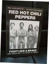 レッチリ　◆　廃盤　　RED　HOT　CHILI　PEPPERS　ポストカード　FIGHT　LIKE　A　BRAVE　未使用　レア　お値打品_画像1