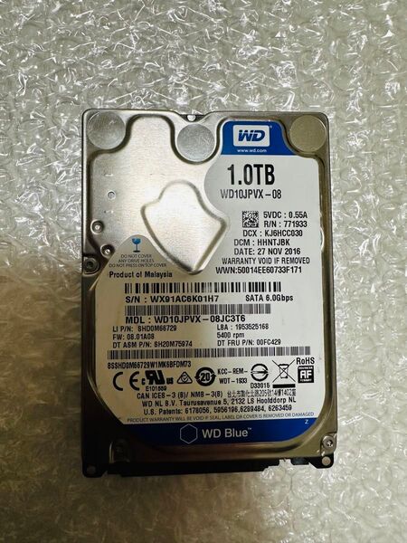 Western Digital WD Blue 1TB HDD