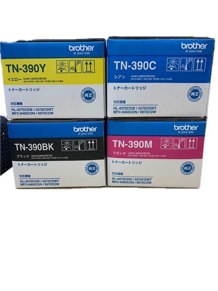 brother 純正インクカートリッジ TN-390 4色セット