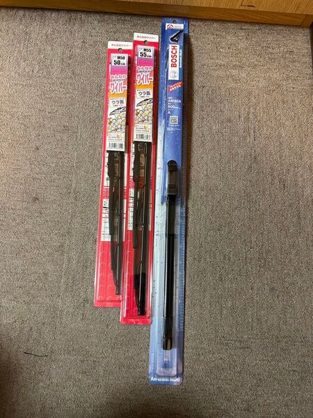 ワイパー 3本セット 新品未使用 50cm×1(M50) 55cm×1 (M55) 60cm×1 (AM-60A)