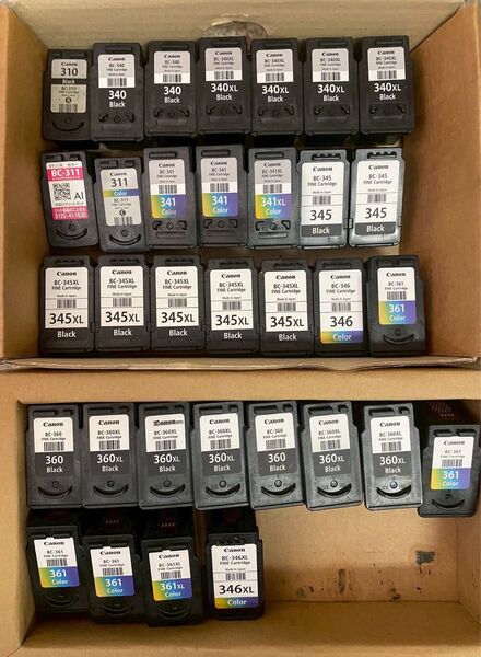 CANON BC-310 BC-340 BC-345 BC-360 使用済インクカートリッジ 空インク