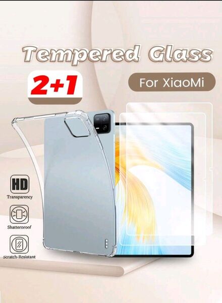 Redmi Pad SE 4G 8.7インチケース 9H保護フィルム付