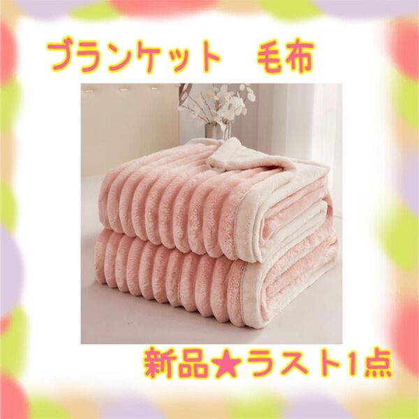 ★新品★大特価★ラスト1点 毛布 シングル ブランケット 静電気防止 吸湿 丸洗い可