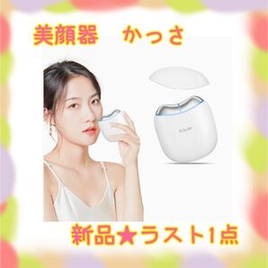 ★新品★大特価★ラスト1点 かっさ美顔器 EMS LED光 温感 3段階調節 フェイスケア