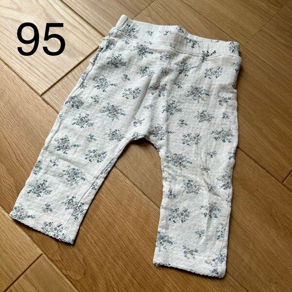 テータテート 花柄 レギンス パンツ ズボン 7分丈 ボトムス 95 バースデイ しまむら