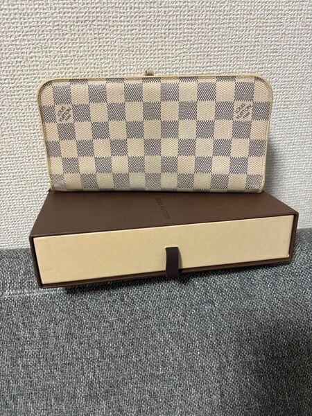ルイヴィトン ダミエ アズール ポルトフォイユ アンソリット長財布