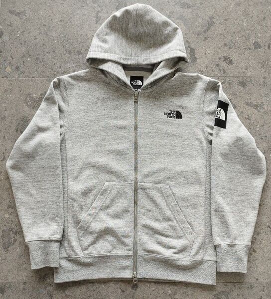 THE NORTH FACE ノースフェイス スクエアロゴ ジップパーカー メンズM NT11952