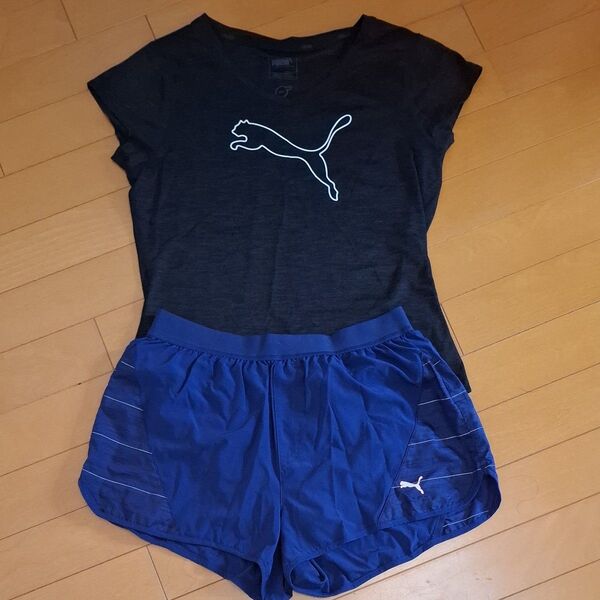 PUMA ランニングウェア 上下セット レディース OT/S