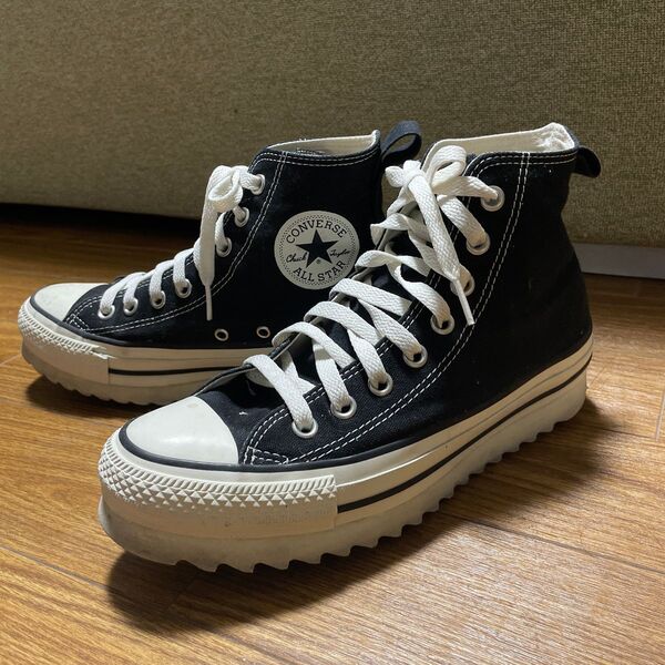 コンバース 厚底 シャークソール CONVERSE ハイカット オールスター スニーカー