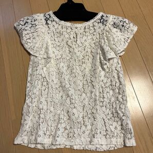 GU☆レーストップス☆ホワイト☆used着用2回