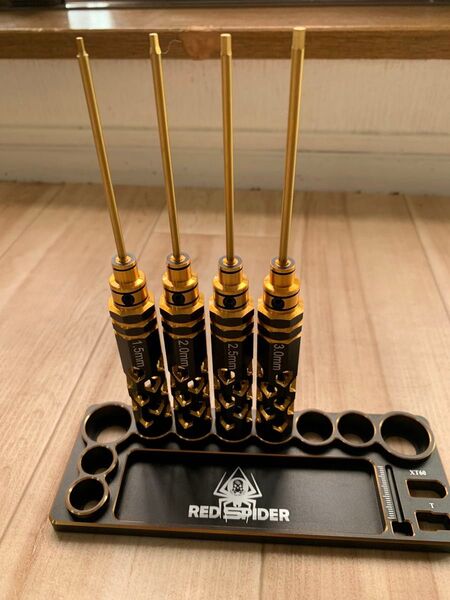 アローマックス ARROWMAX 風 六角レンチセット 4本セット ゴールド